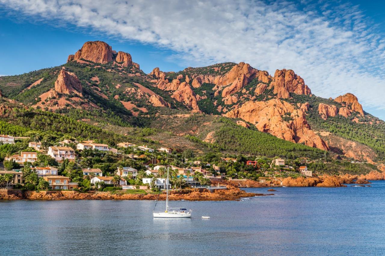 Agay Cap Esterel Le Hameau F2 Clim Plein Sud Dernier Etage Magnifique Vue Mer Saint-Raphaël Eksteriør billede