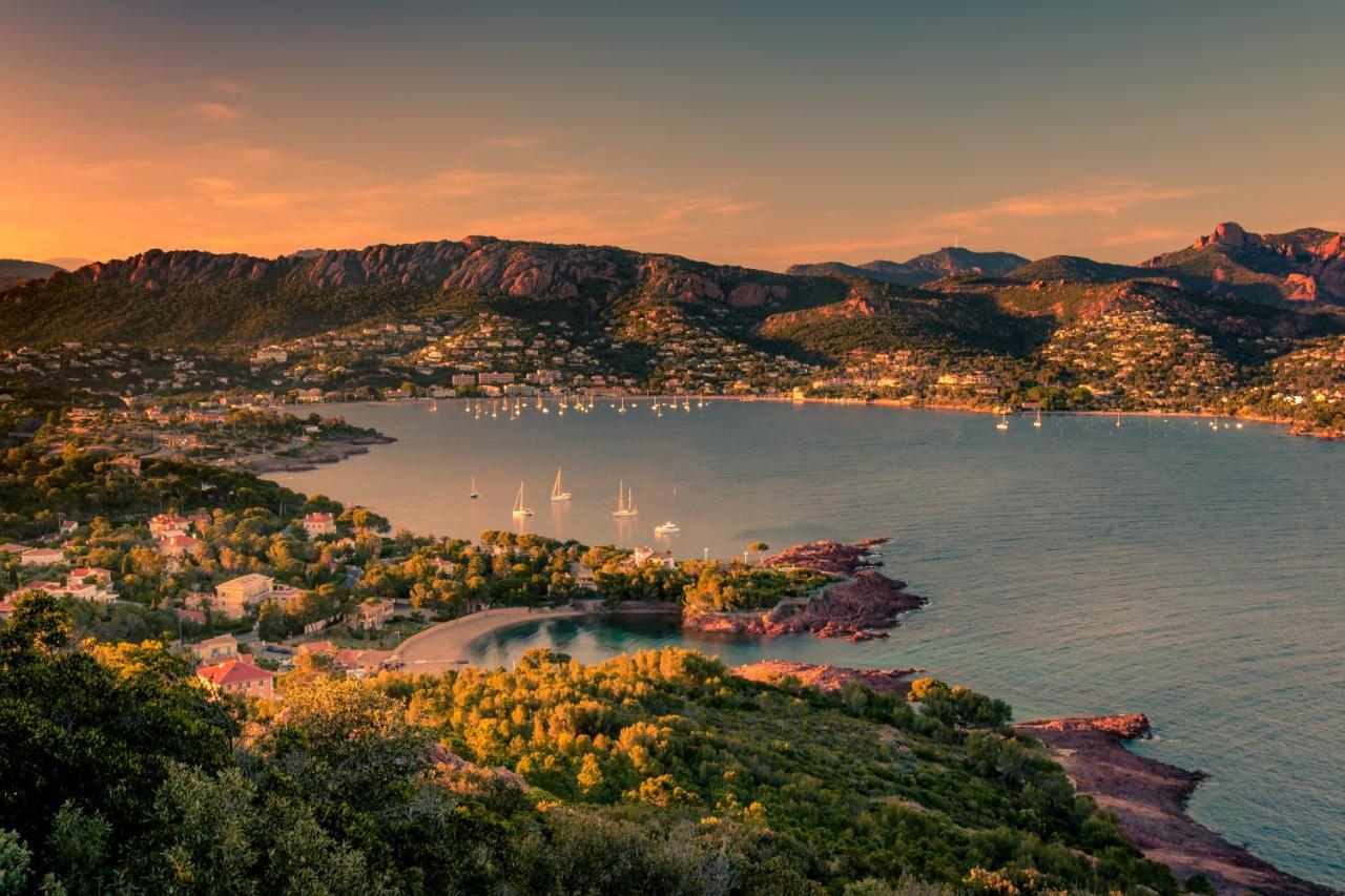 Agay Cap Esterel Le Hameau F2 Clim Plein Sud Dernier Etage Magnifique Vue Mer Saint-Raphaël Eksteriør billede