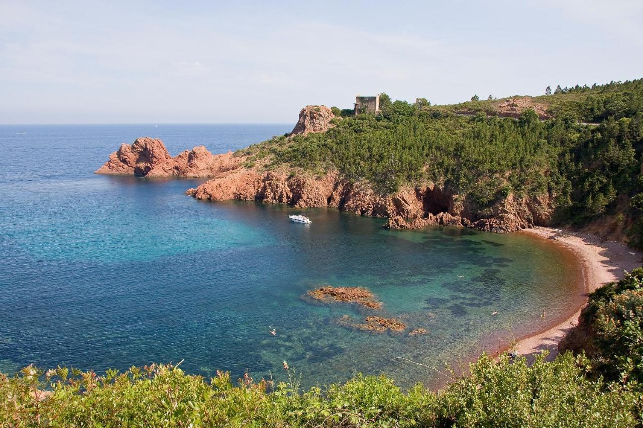 Agay Cap Esterel Le Hameau F2 Clim Plein Sud Dernier Etage Magnifique Vue Mer Saint-Raphaël Eksteriør billede